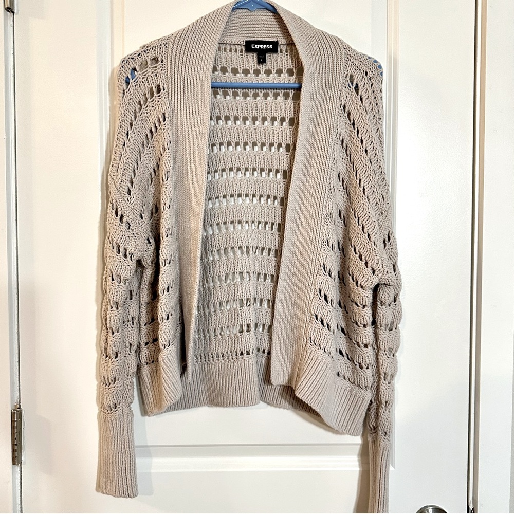 New EXPRESS Crochet Cardigan